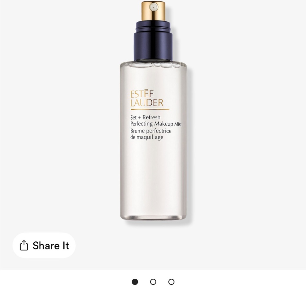 Estee Lauder Set + Refresh Perfecting Makeup Mist - Gold and Blue
